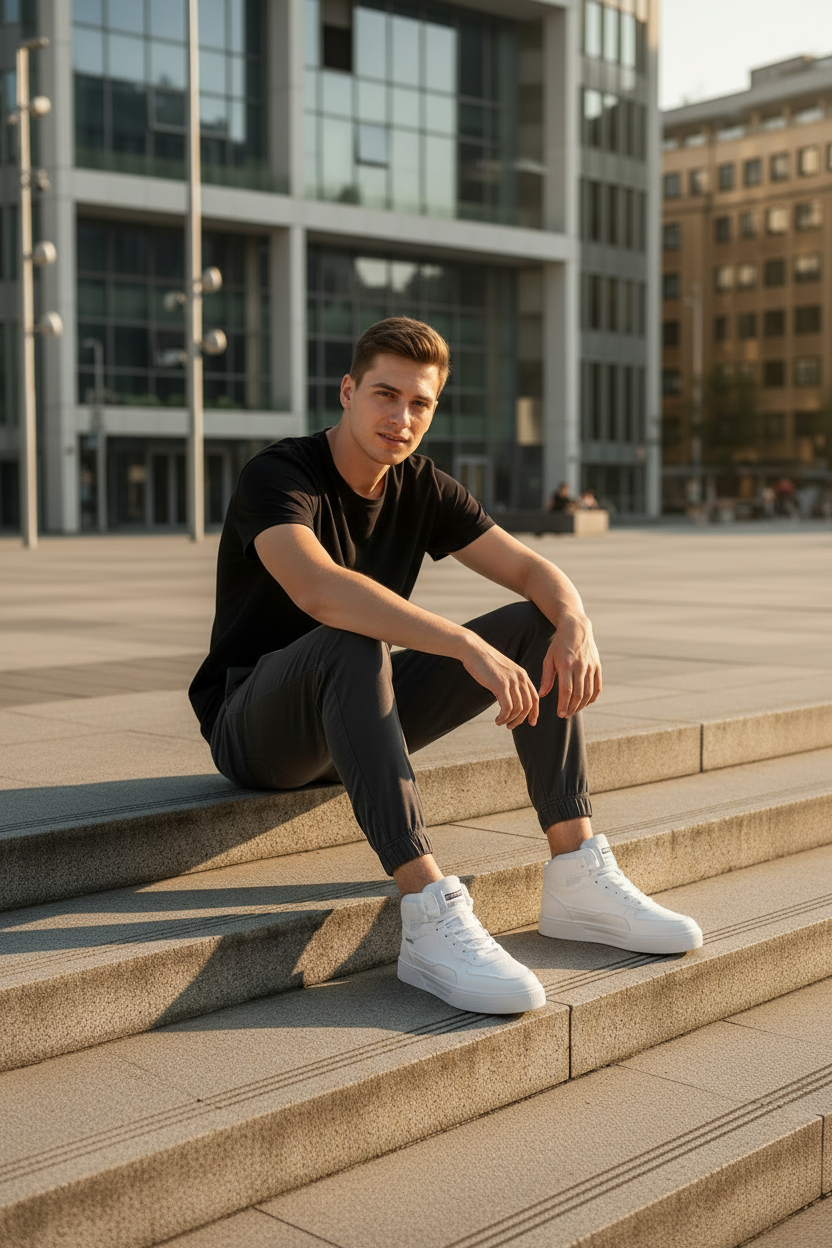 Sneakers Blanc – Escaliers